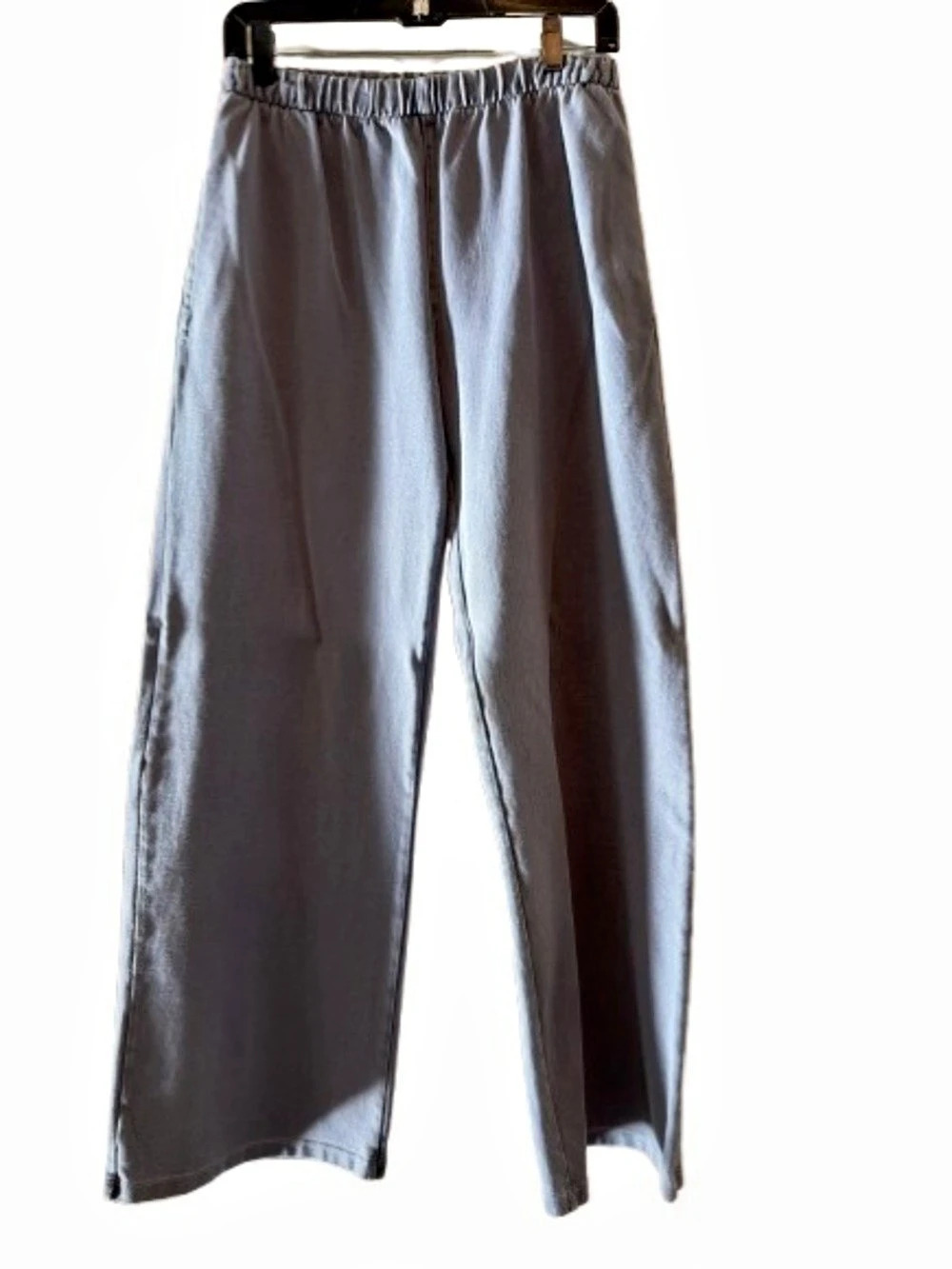 Brandy Melville Knit Pants Gray/Blue Wide Leg